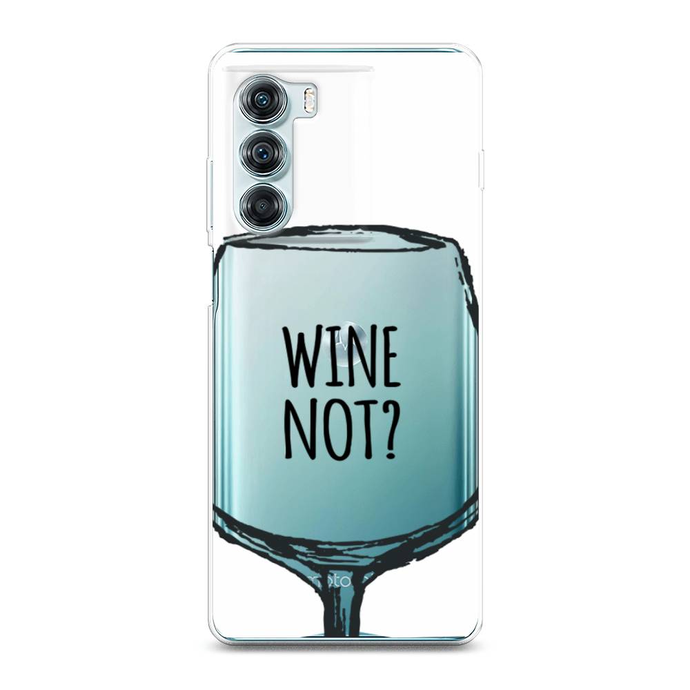 

Чехол на Motorola Moto Edge S30 "Wine not white", Белый, 243050-6