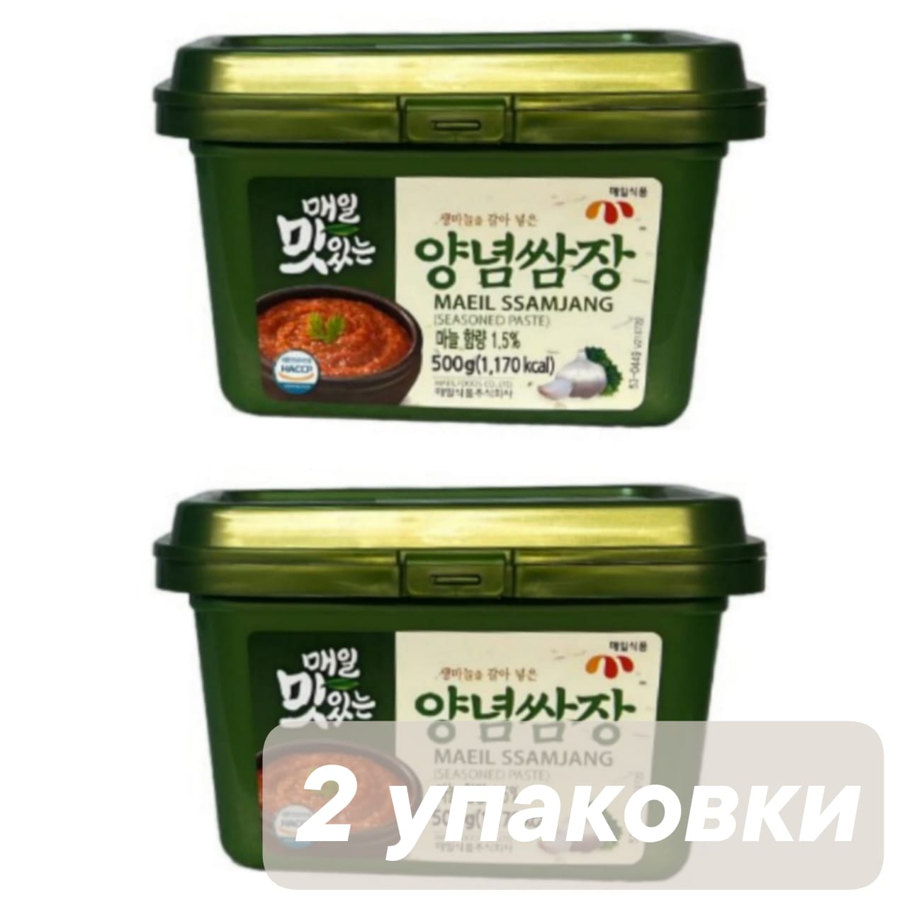 

Соевая паста Maeil Самдян Ssamjang Paste, 500 г х 2 шт