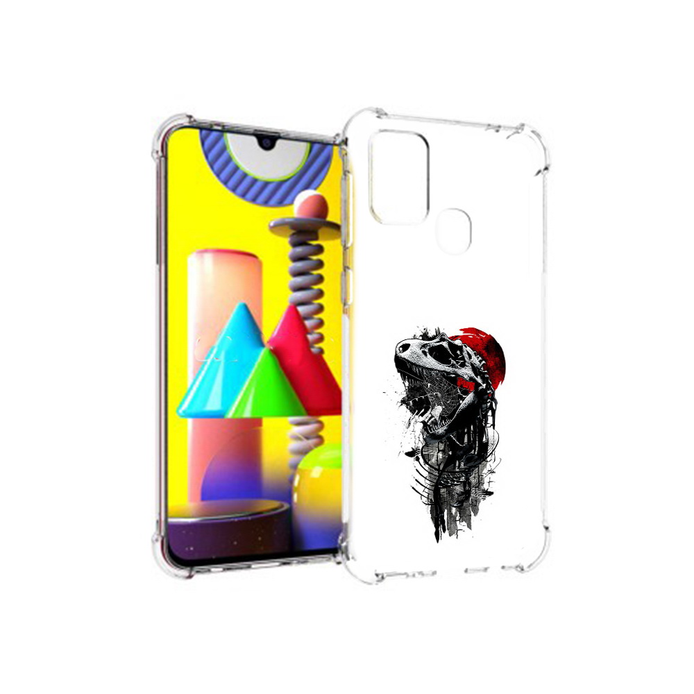 

Чехол MyPads Tocco для Samsung Galaxy M31 вымерший динозавр (PT147019.488.284), Прозрачный, Tocco