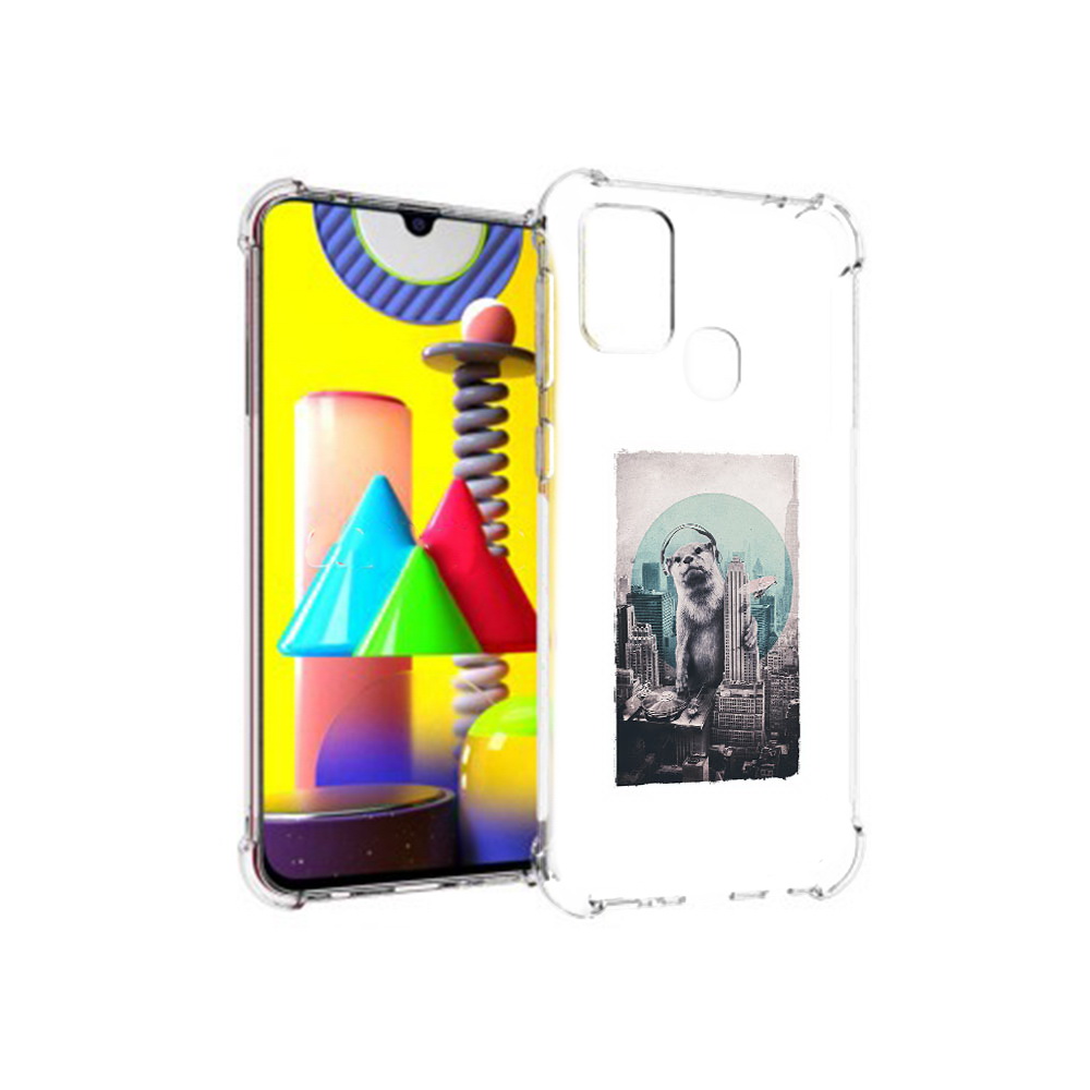 Чехол MyPads Tocco для Samsung Galaxy M31 выдра в городе (PT147019.488.283)