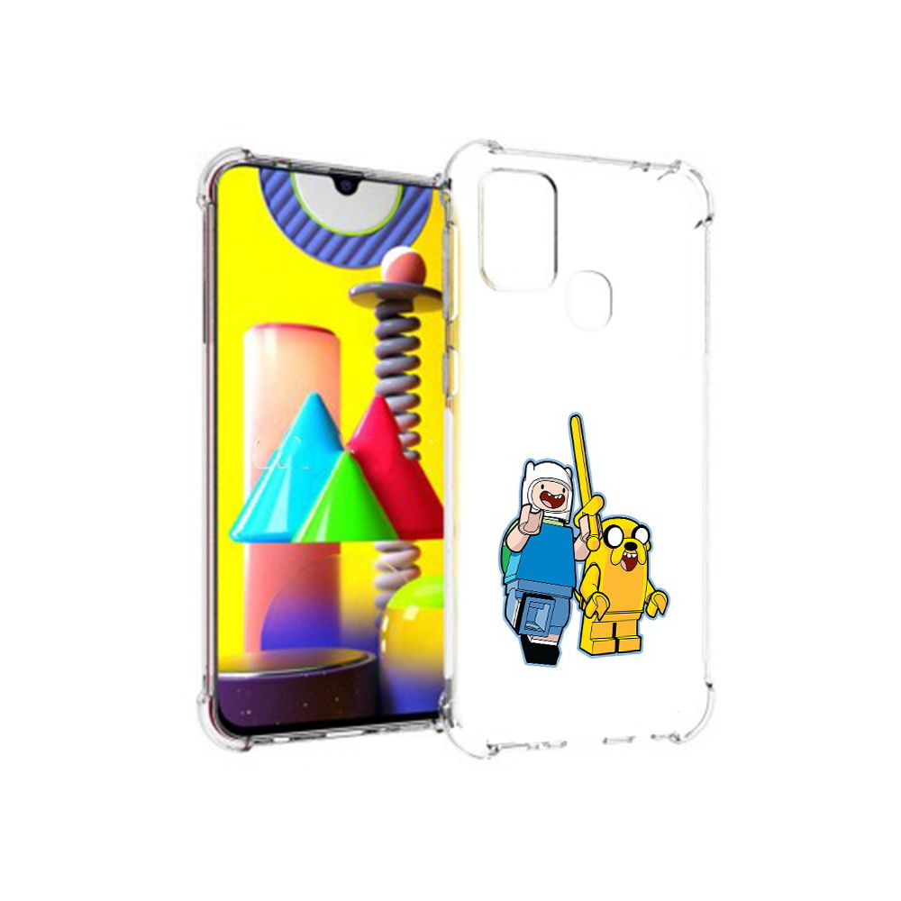 

Чехол MyPads Tocco для Samsung Galaxy M31 время приключений лего (PT147019.488.274), Прозрачный, Tocco