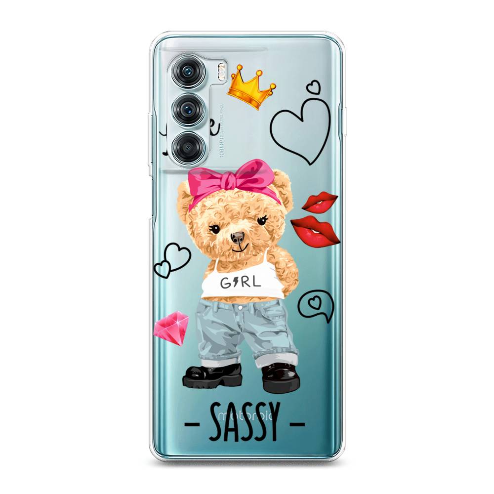 

Чехол на Motorola Moto Edge S30 "Sugar Mommy", Голубой;белый;розовый, 243050-6