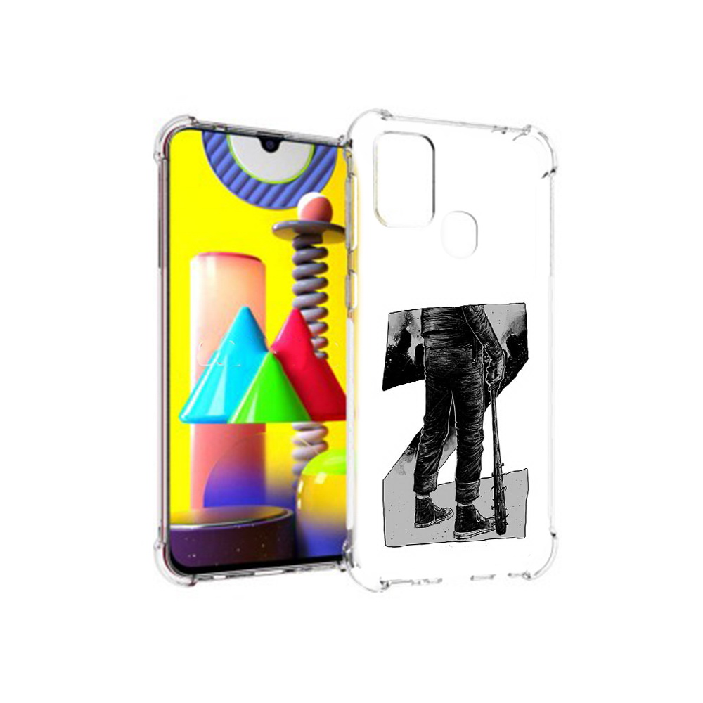 

Чехол MyPads Tocco для Samsung Galaxy M31 воин черно белый (PT147019.488.265), Tocco