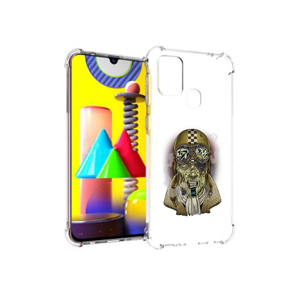

Чехол MyPads Tocco для Samsung Galaxy M31 военный зомби (PT147019.488.264), Прозрачный, Tocco