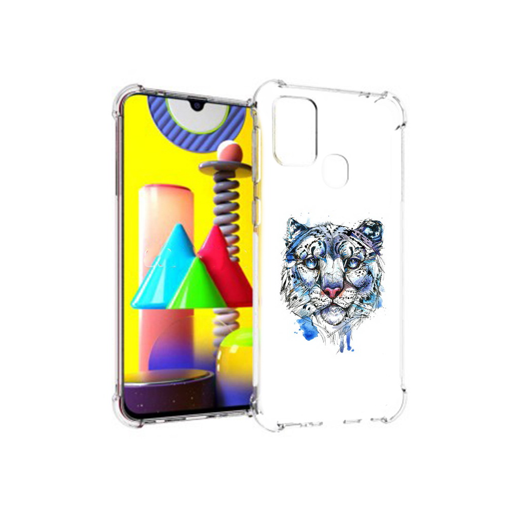 

Чехол MyPads Tocco для Samsung Galaxy M31 водяной тигр (PT147019.488.263), Прозрачный, Tocco