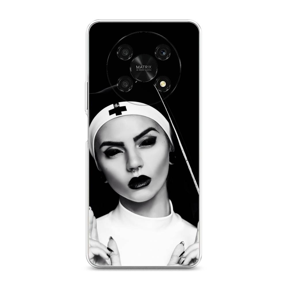 

Чехол Awog для Honor X9 5G "Черная монашка", 6109750-9