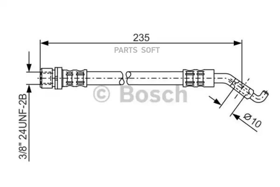 

Шланг тормозной Bosch 1987476207