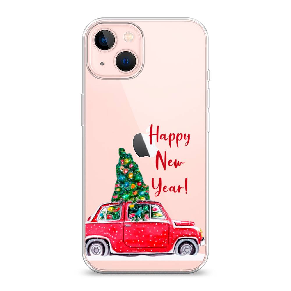 

Чехол для Apple iPhone 13 "Happy New Year", Красный;зеленый, 14250-5
