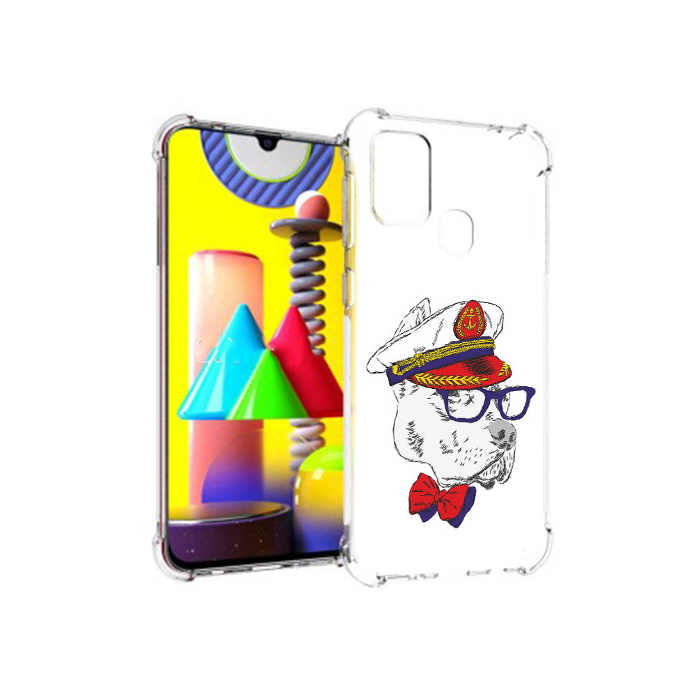 

Чехол MyPads Tocco для Samsung Galaxy M31 бульдог (PT147019.488.251), Прозрачный, Tocco