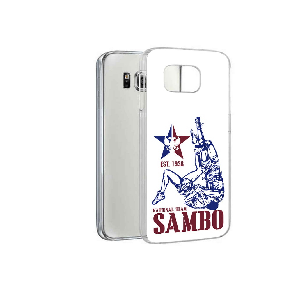 

Чехол MyPads Tocco для Samsung Galaxy S6 единоборства самбо (PT12300.506.344), Прозрачный, Tocco