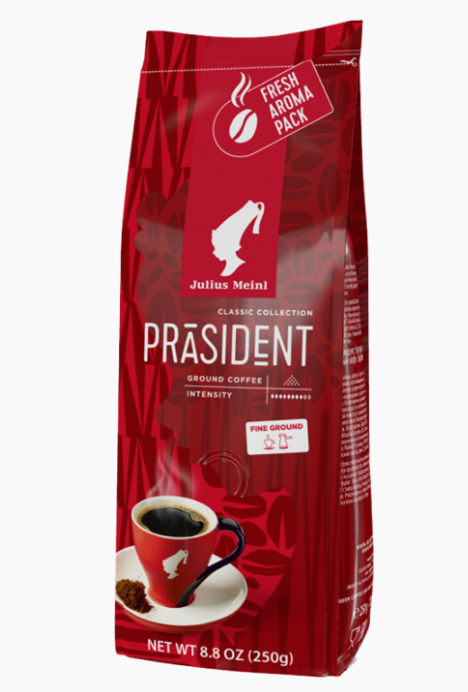 фото Кофе молотый julius meinl president 250 г