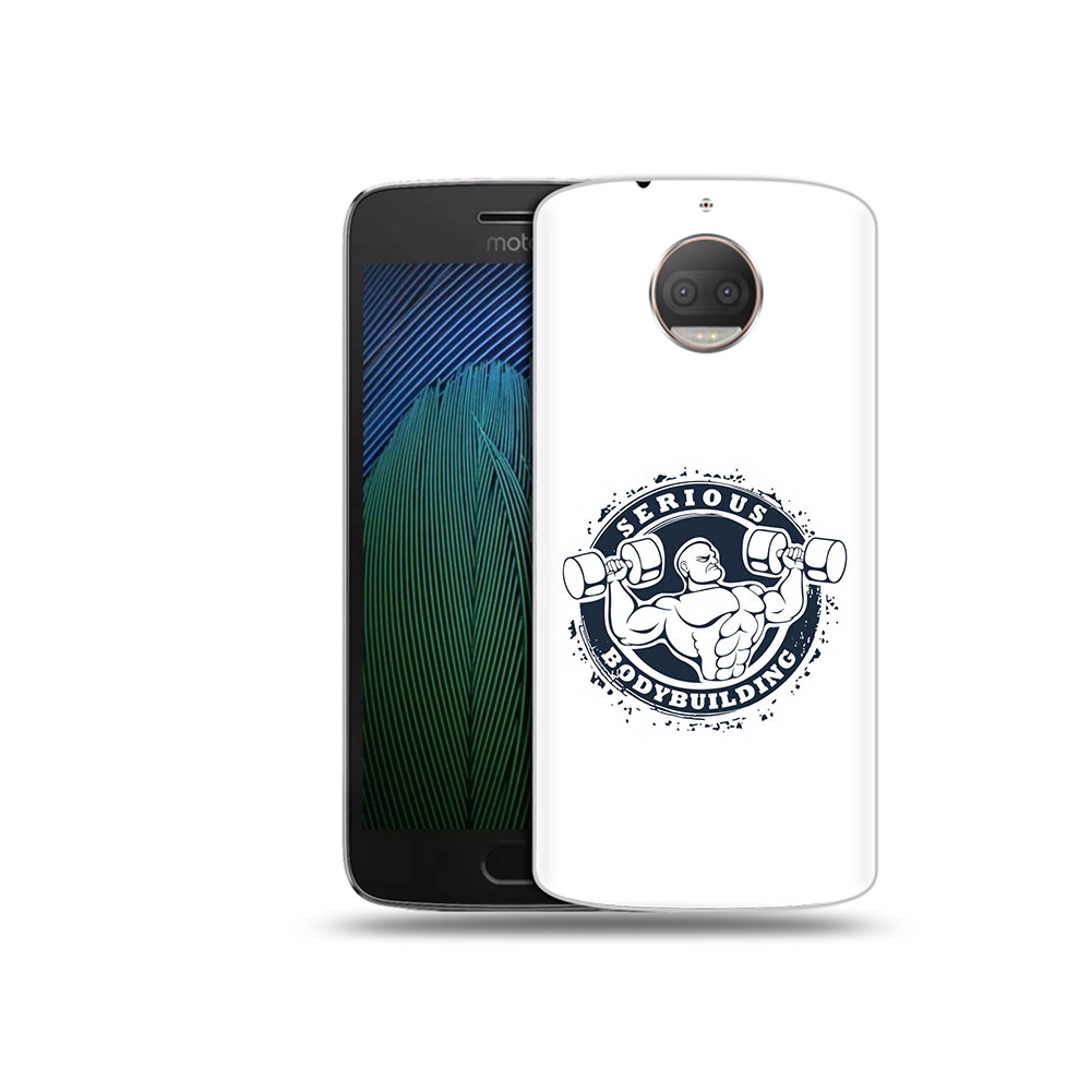 

Чехол MyPads Tocco для Motorola Moto G5S Plus бодибилдинг воля к победе (PT75337.377.231), Прозрачный, Tocco