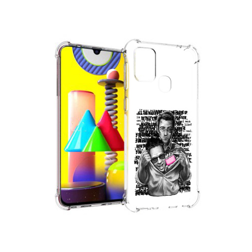 

Чехол MyPads Tocco для Samsung Galaxy M31 бойцовский клуб (PT147019.488.242), Прозрачный, Tocco