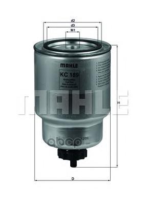 

Фильтр топливный Mahle/knecht KC189