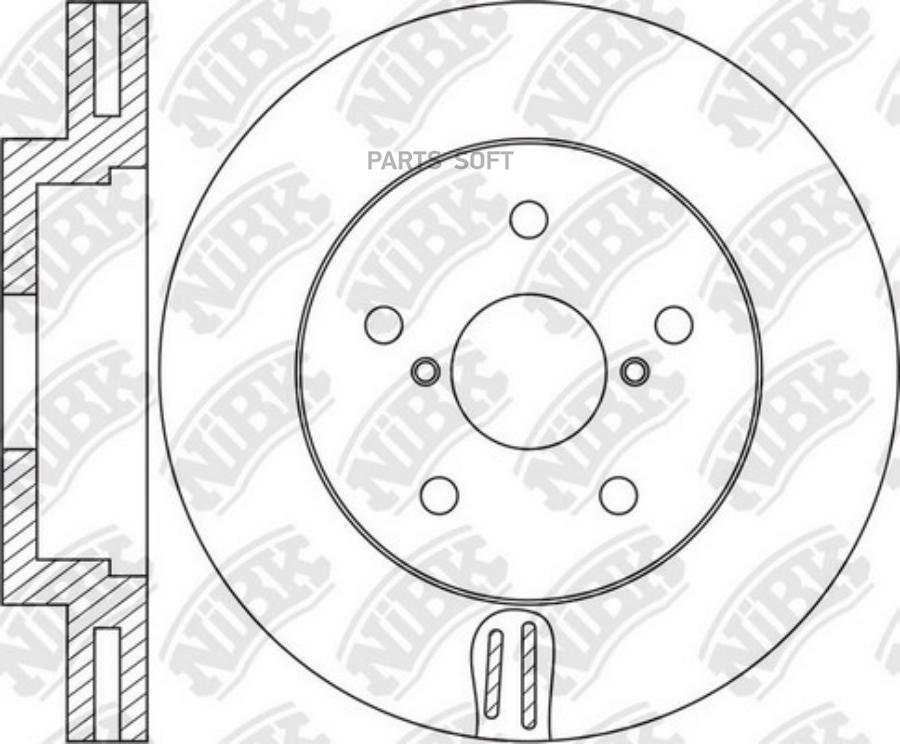 

Тормозной Диск Nibk Rn1536Set