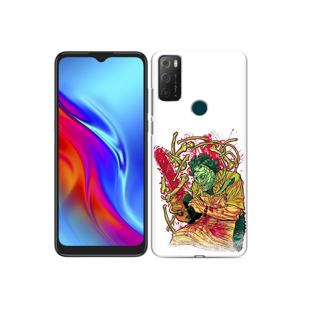 

Чехол MyPads Tocco для TCL 20e яркий мясник, Прозрачный, Tocco