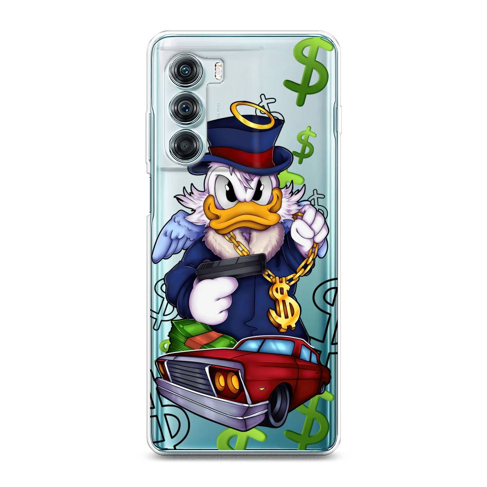 

Чехол на Motorola Moto Edge S30 "Scrooge McDuck with a Gold Chain", Красный;синий;белый, 243050-6