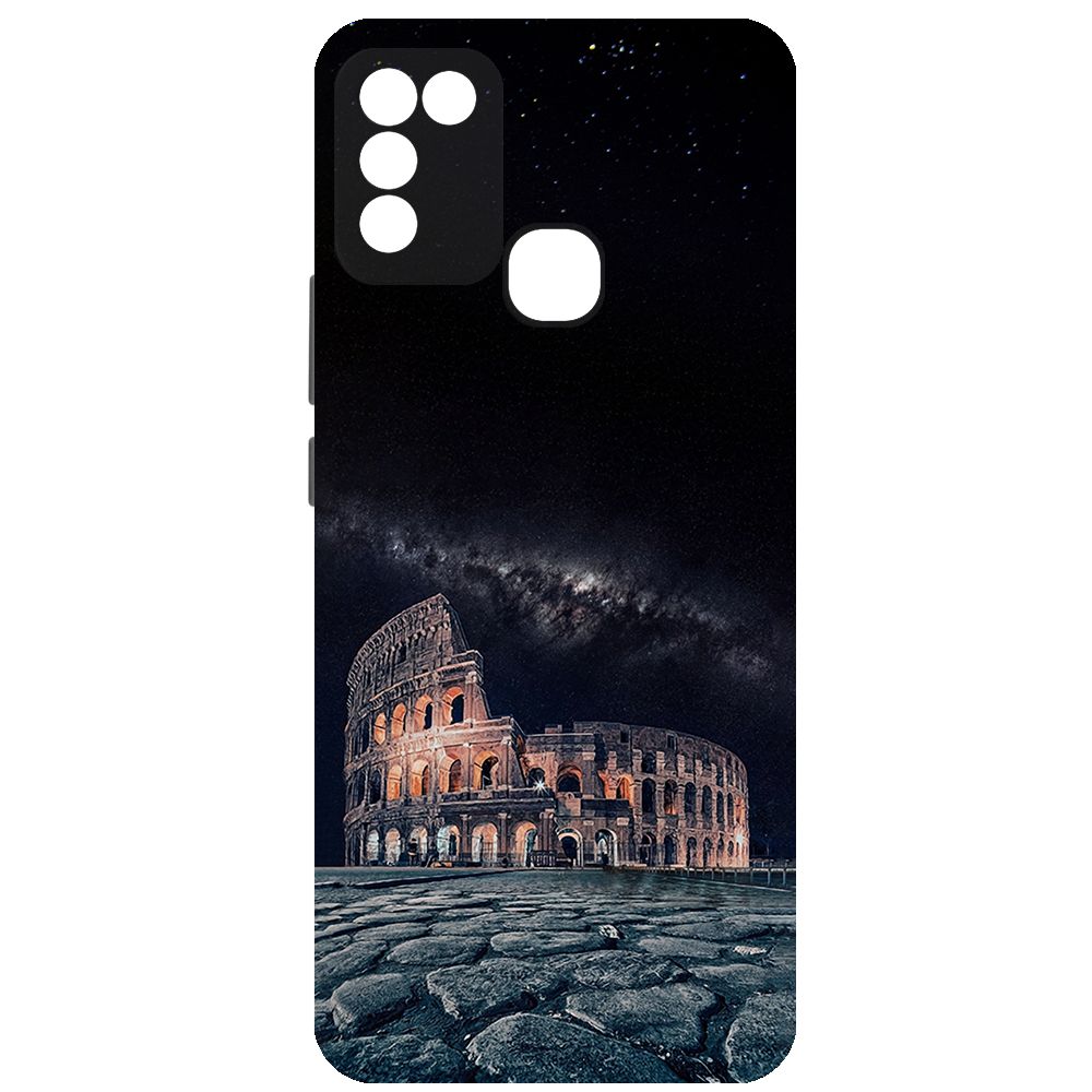 

Чехол-накладка Krutoff Soft Case Италия, Колизей для INFINIX Hot 11 Play черный