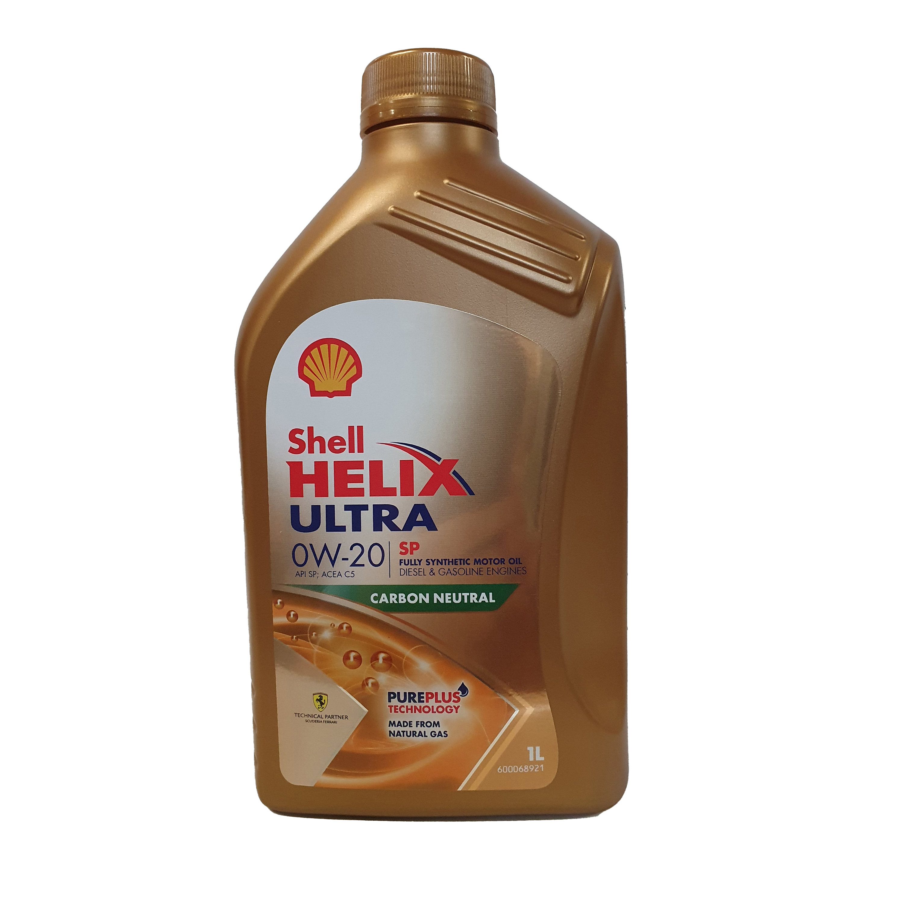 Моторное масло Shell Helix Ultra SP 0W20 1л