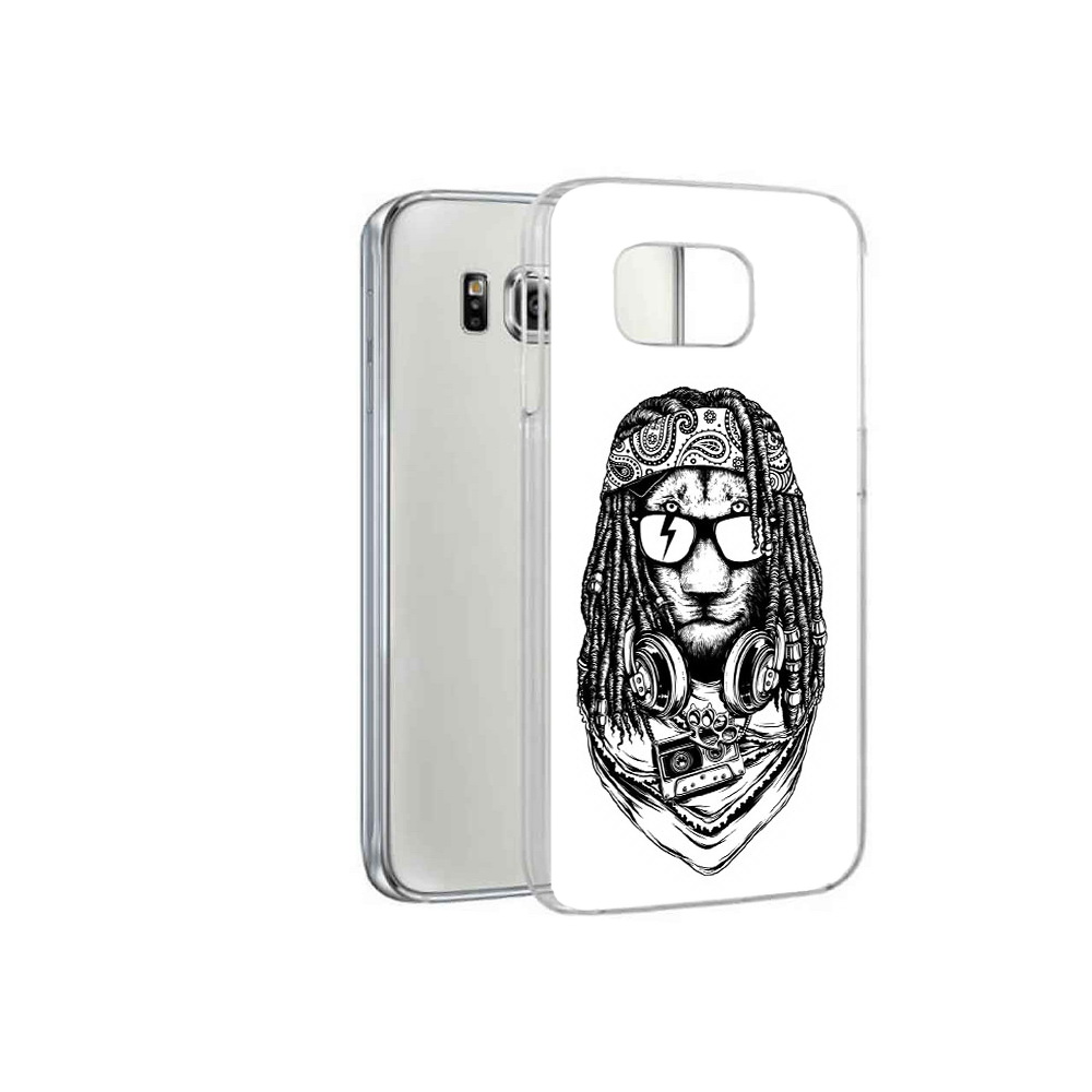 

Чехол MyPads Tocco для Samsung Galaxy S6 дреды льва (PT12300.506.338), Прозрачный, Tocco