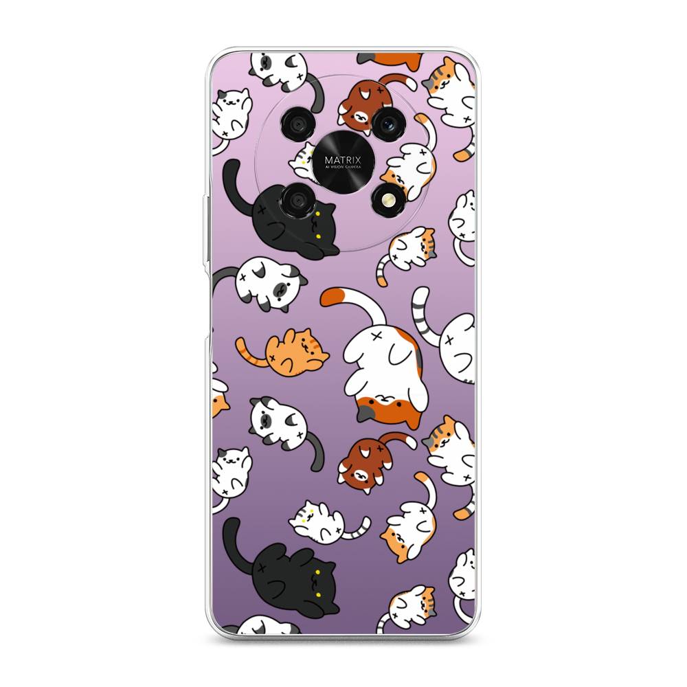 

Чехол Awog для Honor X9 5G "Котопад", 6109750-7