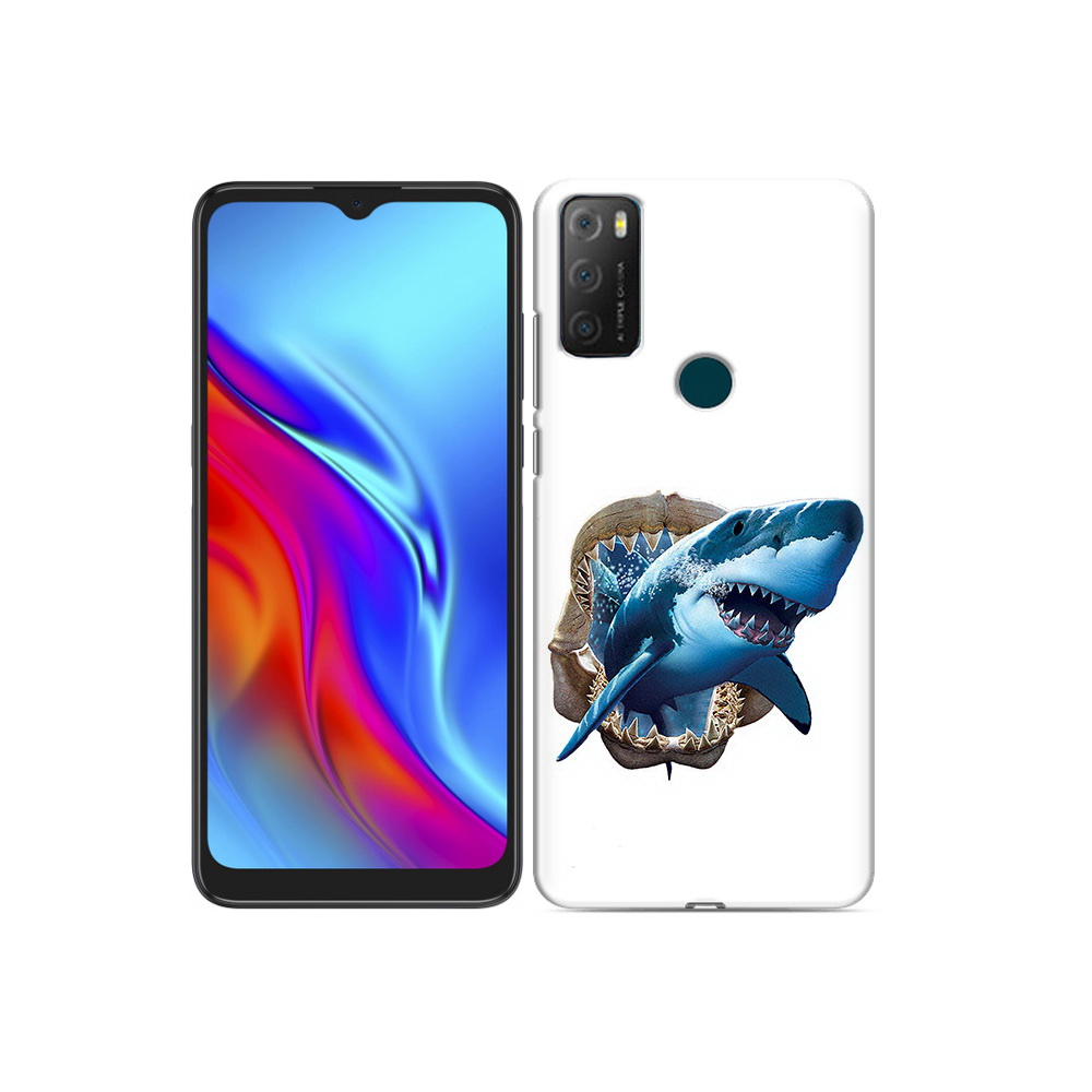 

Чехол MyPads Tocco для TCL 20e челюсти, Прозрачный, Tocco
