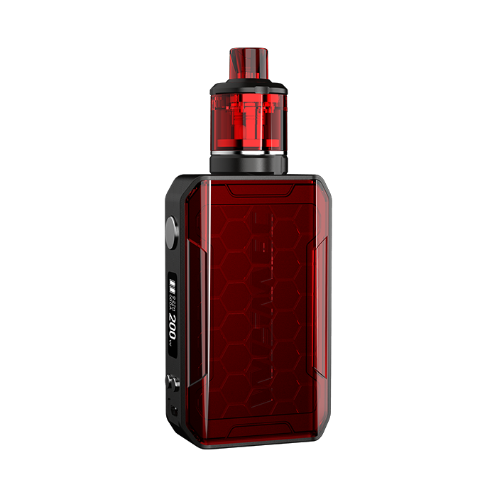 фото Набор wismec sinuous v200 (без аккумуляторов) с клиромайзером amor nse, красный