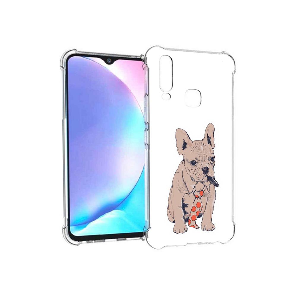 

Чехол MyPads Tocco для Vivo Y17 бульдог с сигарой (PT136369.382.250), Tocco