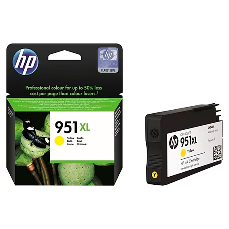 

Картридж для струйного принтера HP 951XL CN048AE желтый, оригинальный