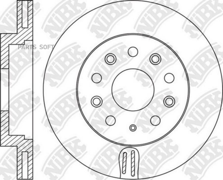 

Диск тормозной передний вентилируемый VW Golf VII/Golf VII Variant 12>18 Skoda Octavia III