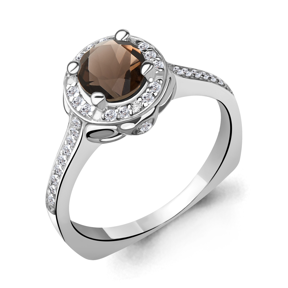 

Кольцо из серебра с кварцем Aquamarine Aquamarine 6398801А_925_р р. 17, 6398801А_925_р
