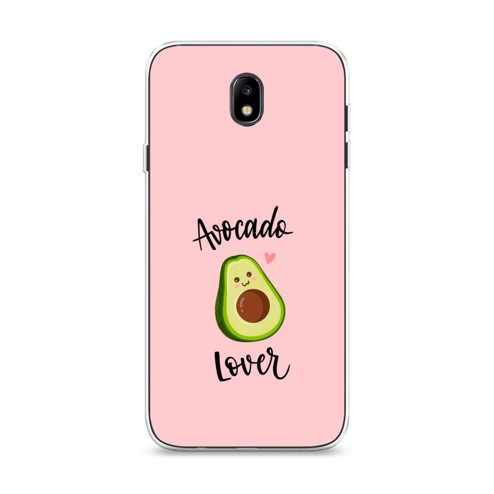 

Чехол на Samsung Galaxy J7 2017 "Avocado lover", Розовый;зеленый, 23150-6