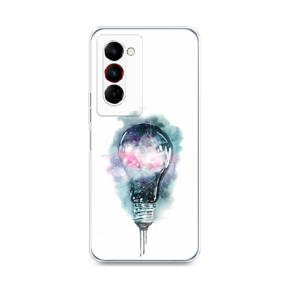 

Чехол на Tecno Camon 18 Premier "Волшебная лампа", Белый;серый, 300850-4