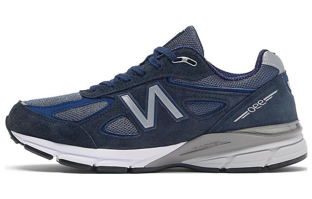 

Кроссовки унисекс New Balance NB 990 V4 синие 42.5 EU, Синий, NB 990 V4