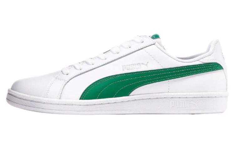 

Кеды унисекс Puma Smash Leather белые 37 EU, Белый, Smash Leather