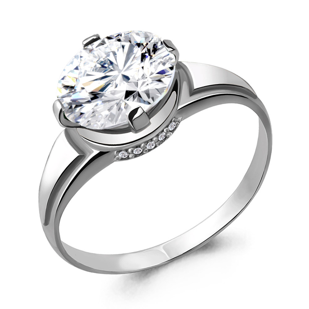 

Кольцо из серебра с фианитом Aquamarine Aquamarine 63946А_925_р р. 16,5, 63946А_925_р