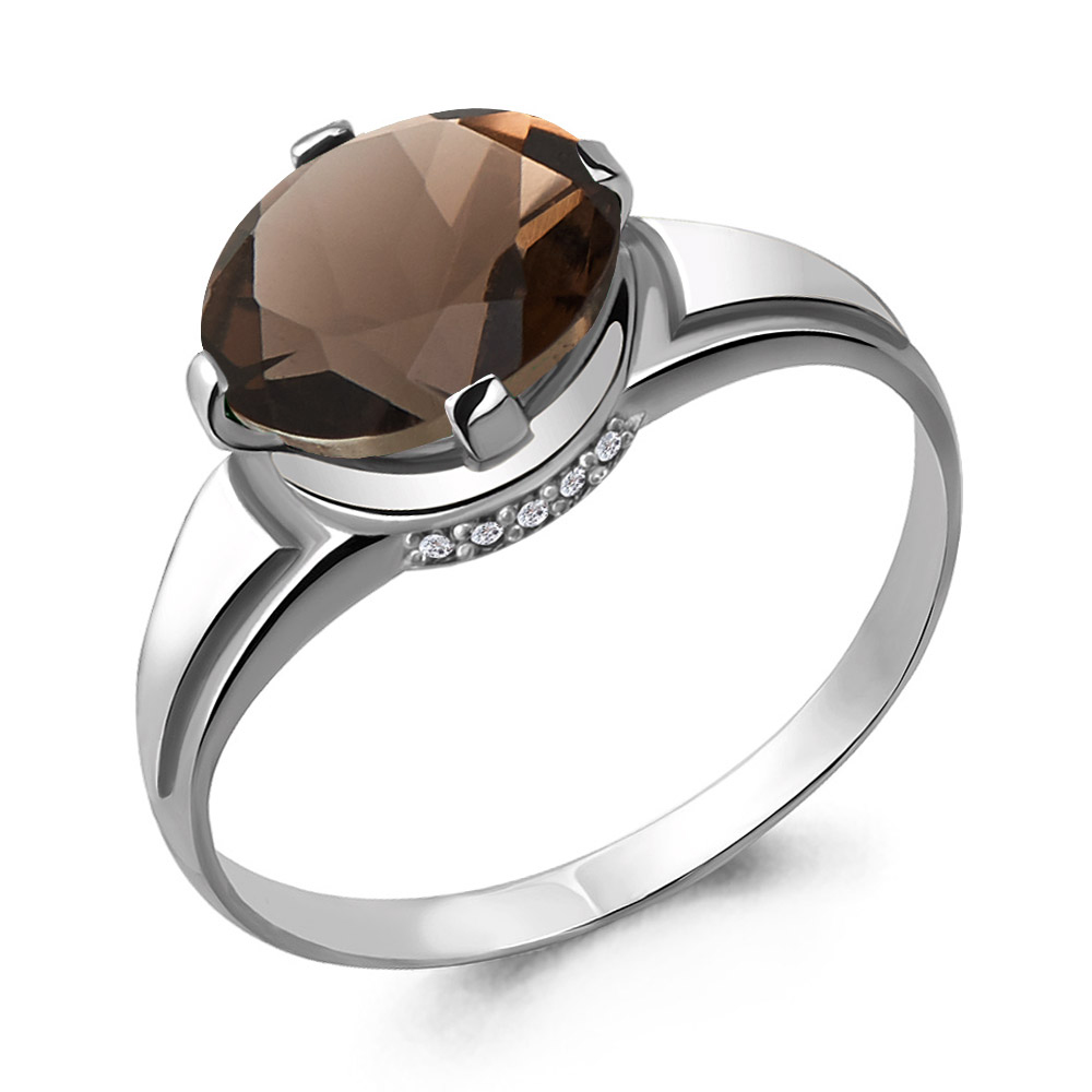 

Кольцо из серебра с кварцем Aquamarine Aquamarine 6394601А_925_р р, 6394601А_925_р