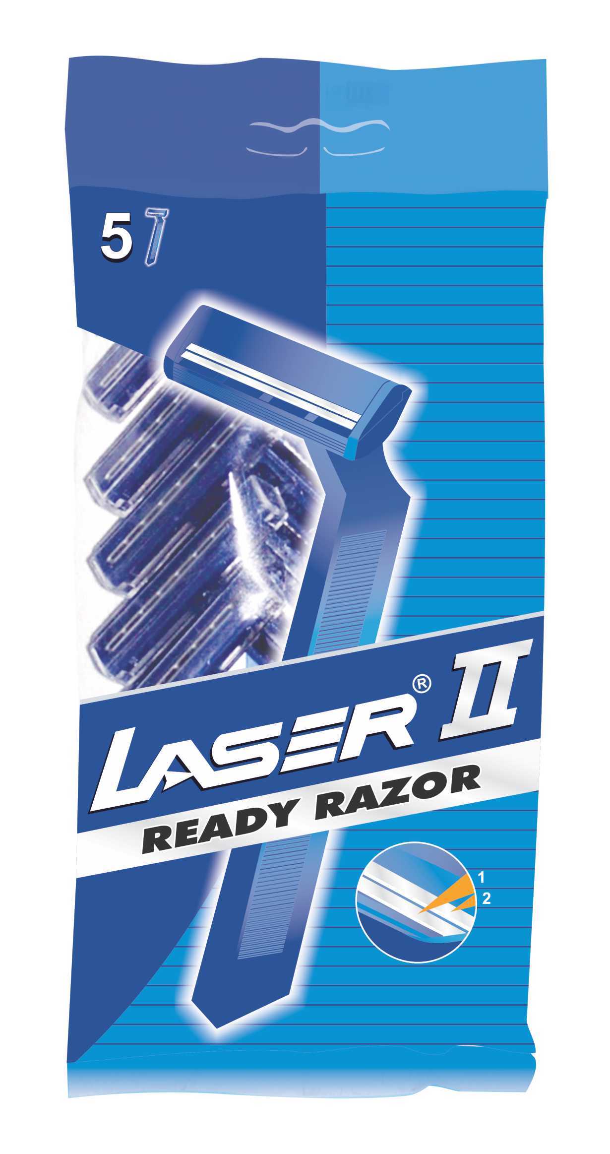 Бритвенный станок Laser Лазер II с двойным лезвием, 10 шт. станок для бритья mere для женщин 4