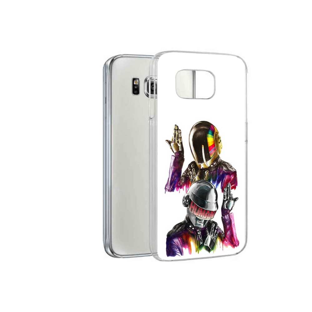 

Чехол MyPads Tocco для Samsung Galaxy S6 диско космонавты (PT12300.506.329), Прозрачный, Tocco