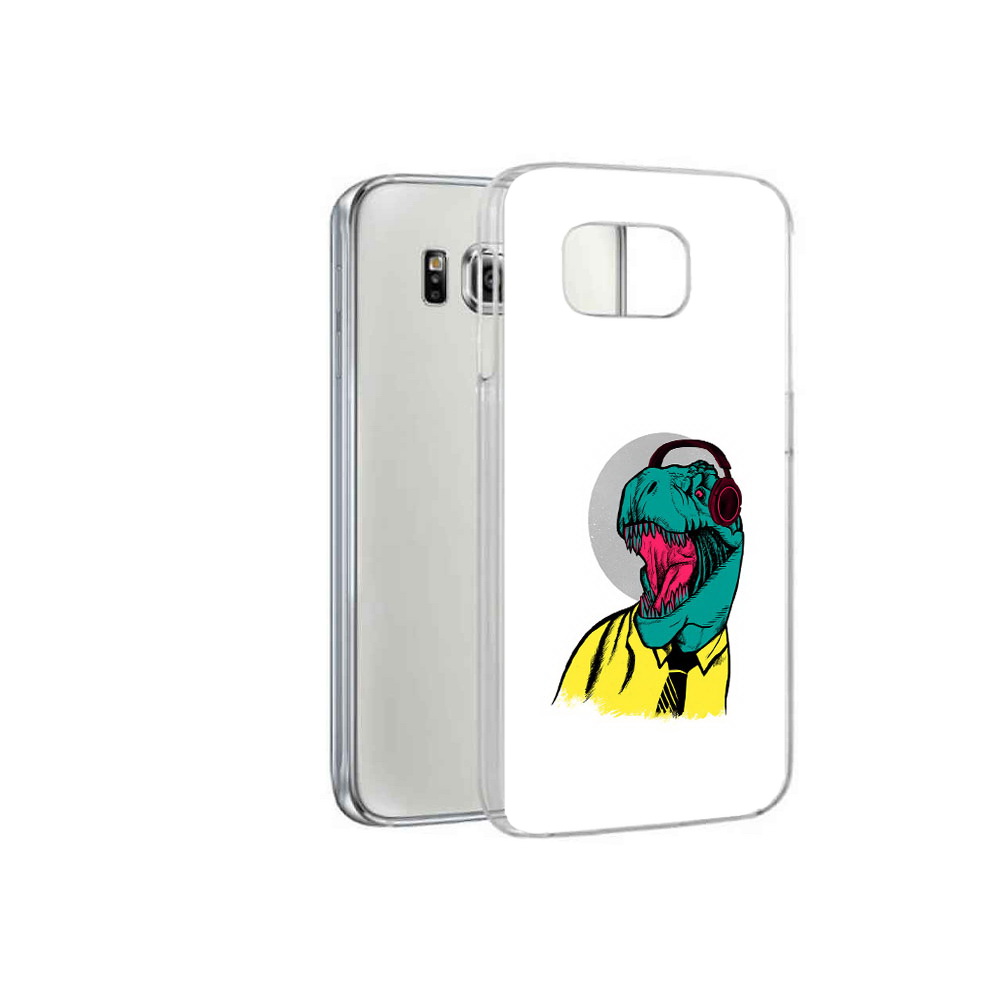 

Чехол MyPads Tocco для Samsung Galaxy S6 дино (PT12300.506.326), Прозрачный, Tocco