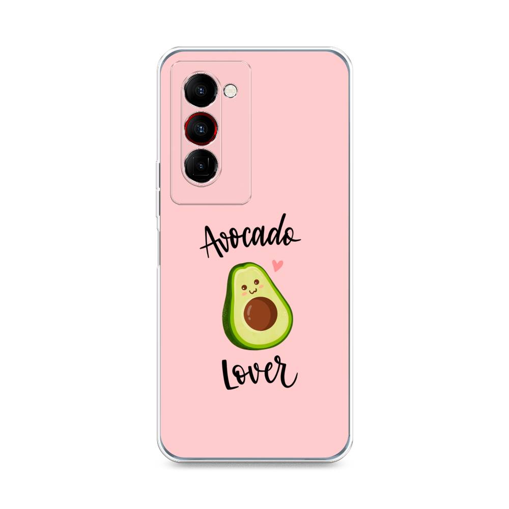 

Чехол на Tecno Camon 18 Premier "Avocado lover", Розовый;зеленый, 300850-6