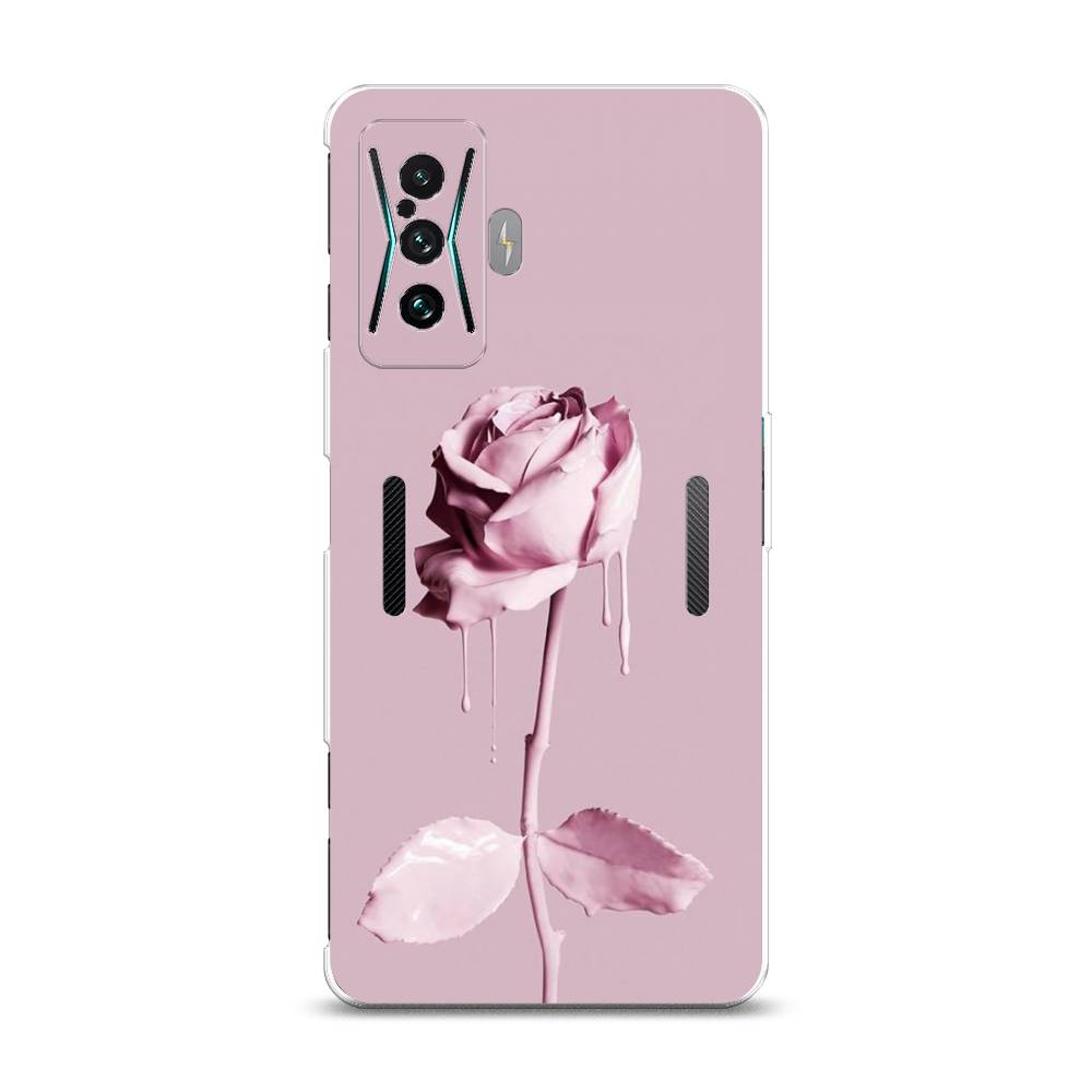 фото Чехол awog "роза в краске" для xiaomi redmi k50 ge