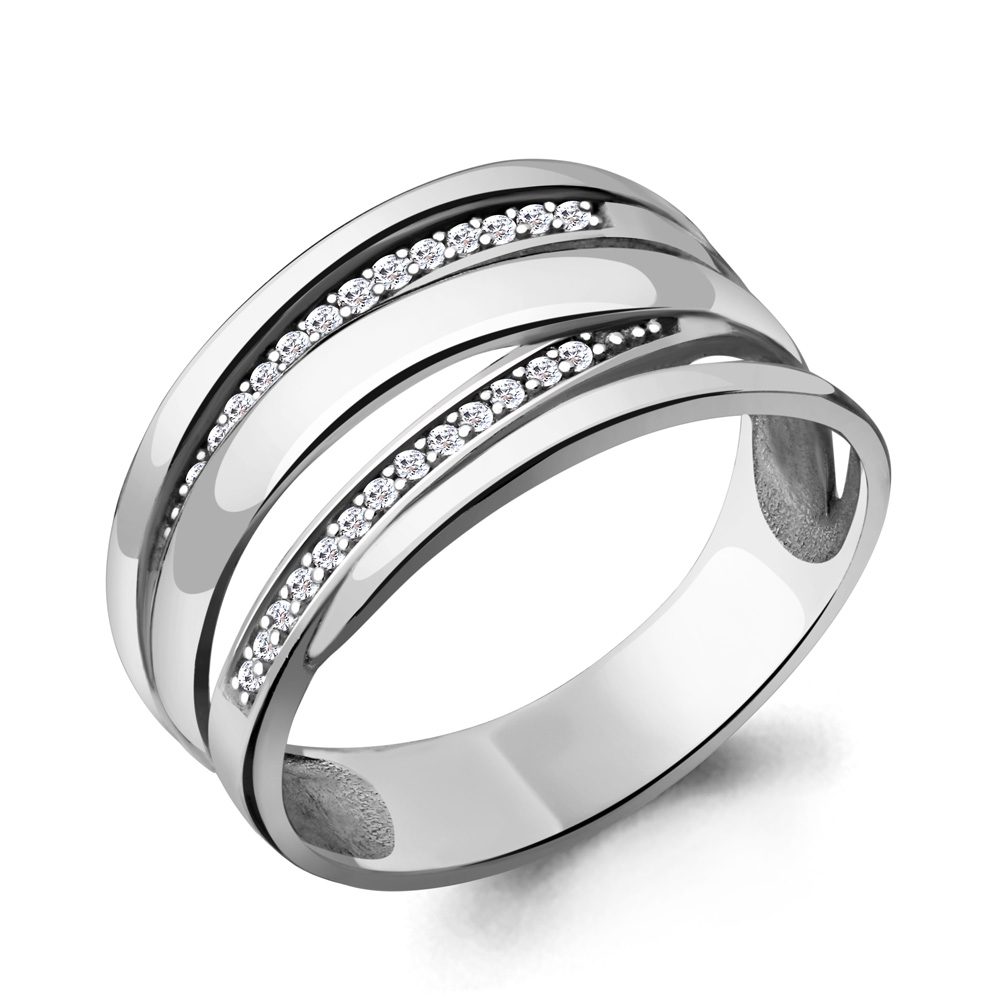 

Кольцо из серебра с фианитом Aquamarine Aquamarine 63814А_925_р р. 20, 63814А_925_р