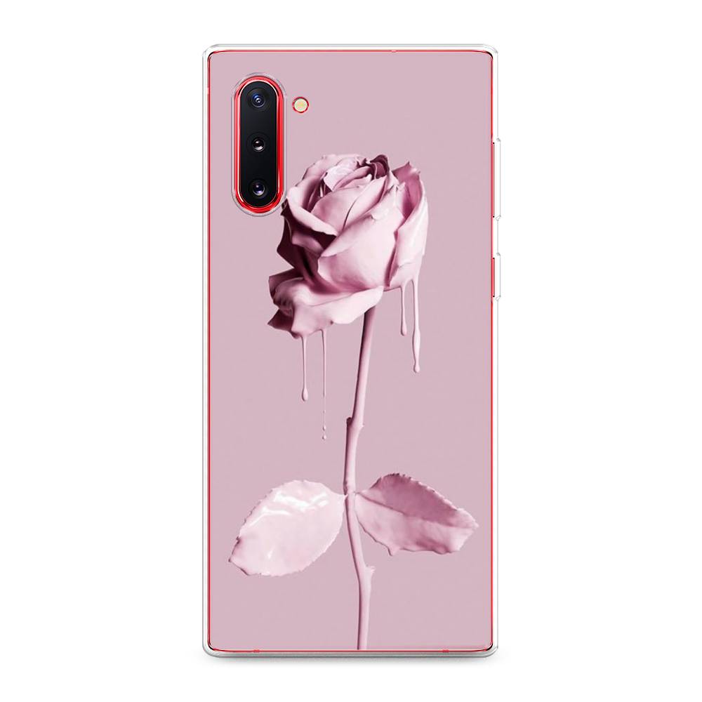 

Чехол Awog на Samsung Galaxy Note 10 "Роза в краске", Разноцветный, 28650-8