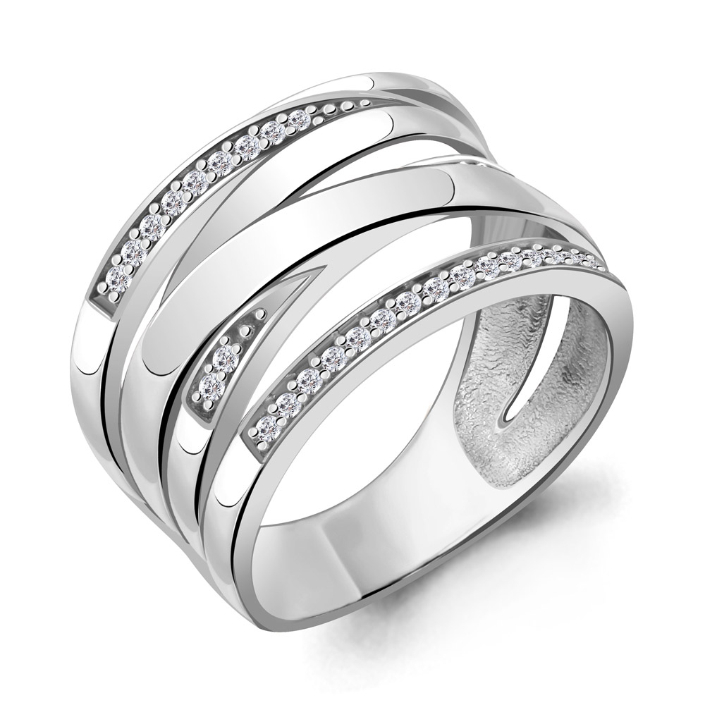 

Кольцо из серебра с фианитом Aquamarine Aquamarine 63813А_925_р р. 20,5, 63813А_925_р