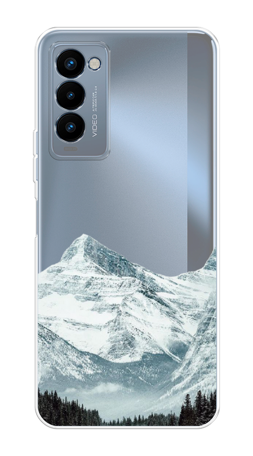 

Чехол на Tecno Camon 18P "Горы арт 1", Белый;зеленый, 300750-2