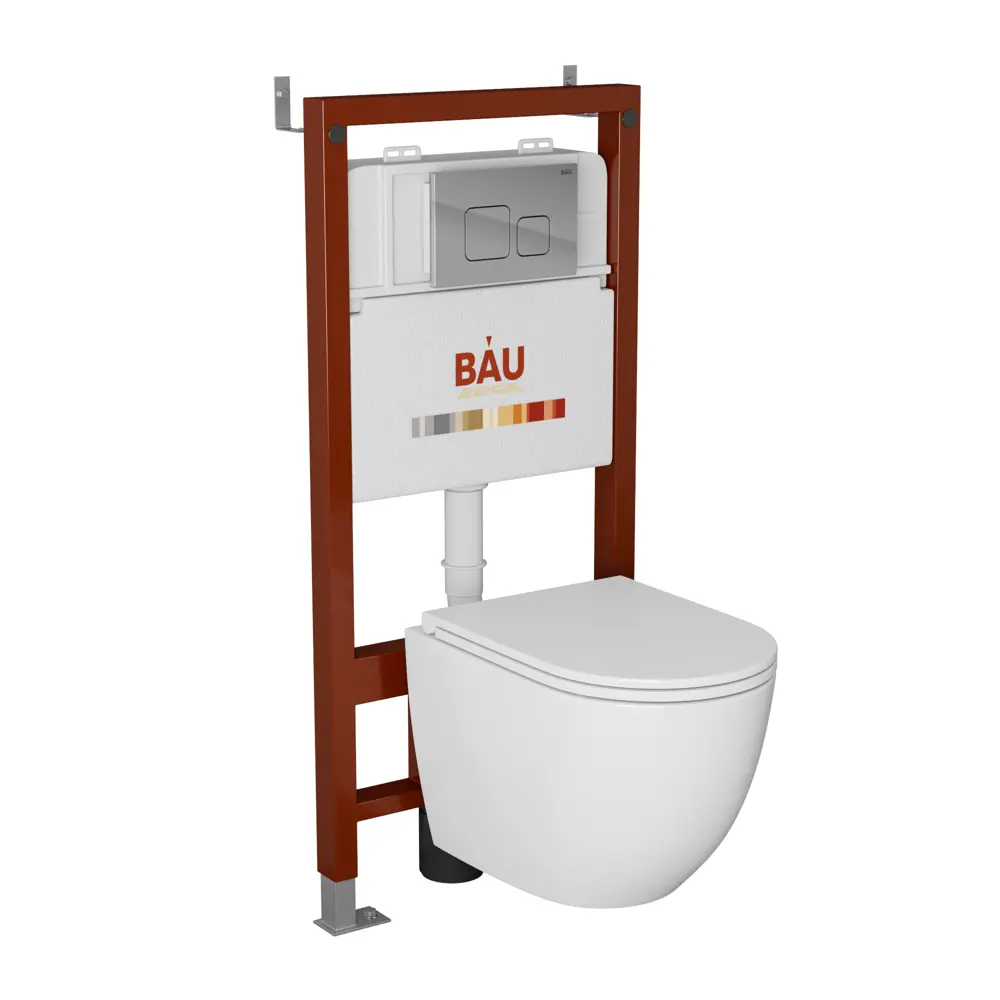 

Комплект унитаза с инсталляцией BAU Dream Q111300-BL0001-HQ2-Q 6в1, 10742
