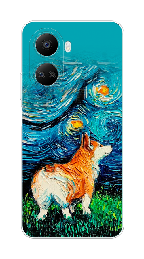 

Чехол на Huawei nova 10 SE "Корги звёздная ночь", Коричневый;белый;зеленый, 6109650-1