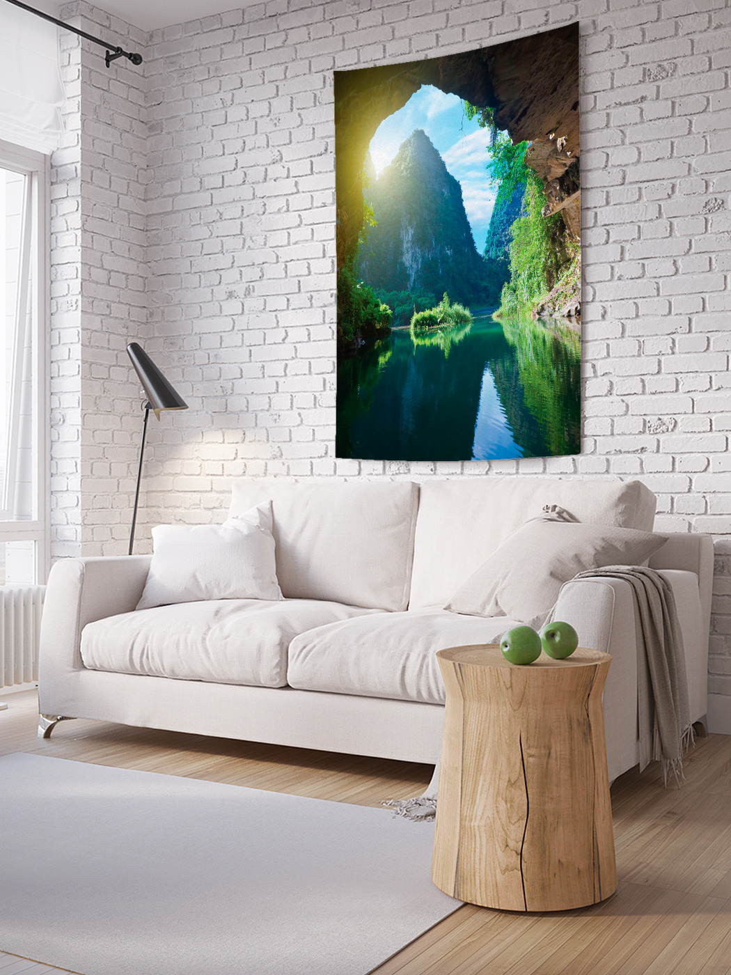 

Вертикальное фотопанно на стену JoyArty Водная пещера 100x150 см, Водная пещера