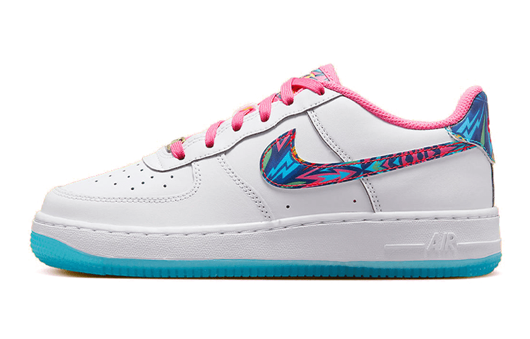 

Кеды унисекс Nike Air Force 1 Low South Beach Multi-Color GS белые 36.5 EU, Белый, Air Force 1 Low South Beach Multi-Color GS